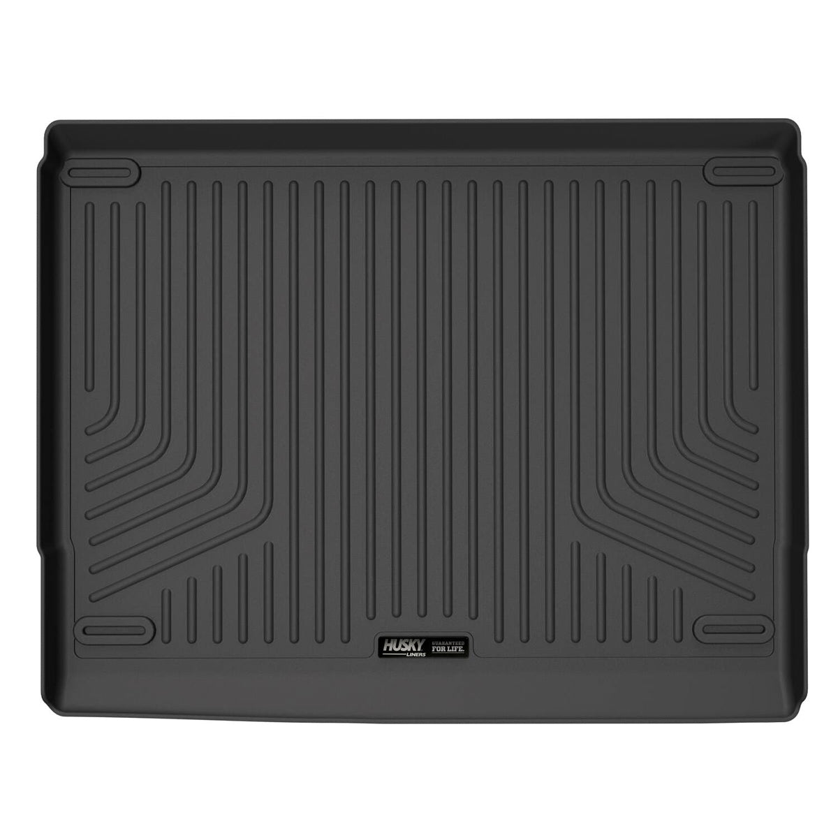 Husky Liners 23321 WeatherBeater Series Cargo Liner for 2021-2024 Ford Midsize SUVs, Black Textured Plastic, Behind Second Row