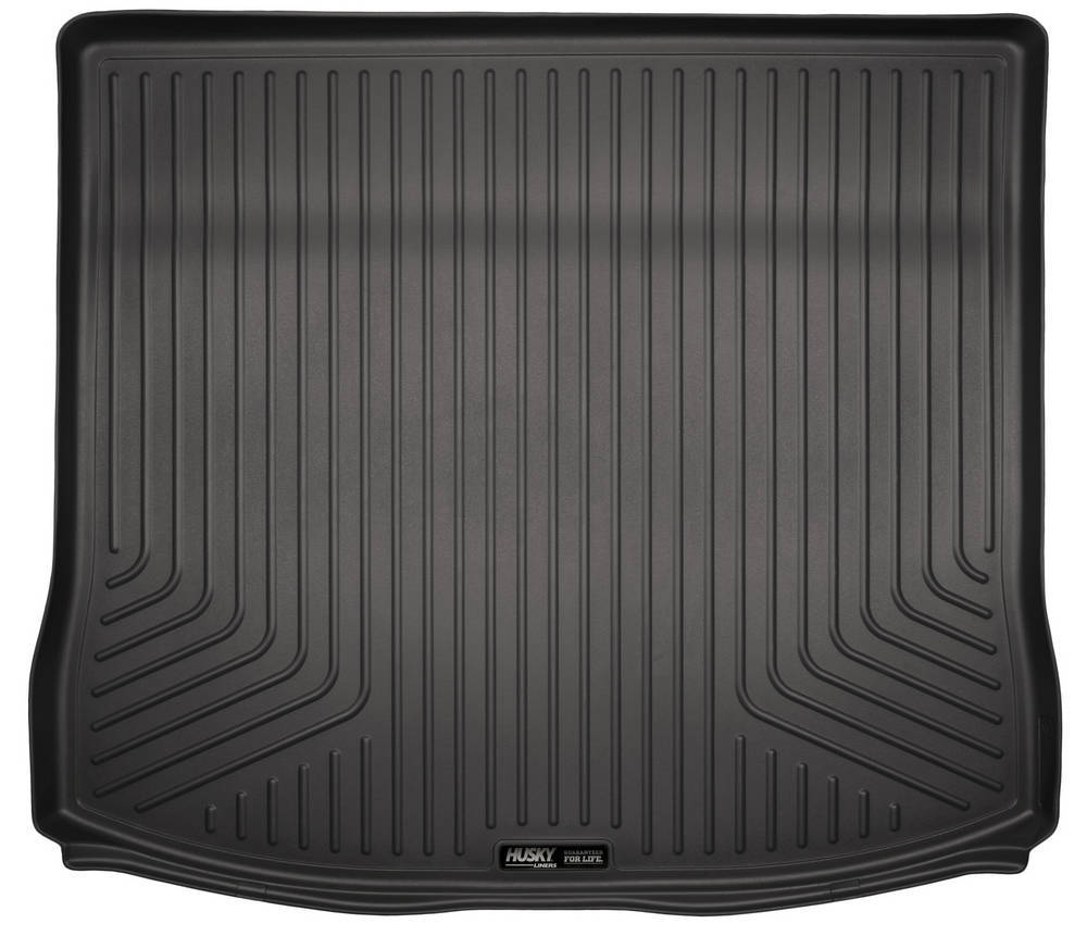 Husky Liners 23521 WeatherBeater Cargo Liner for Ford Midsize SUVs, Behind 2nd Row, Black Textured Plastic