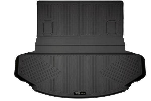 Husky Liners 25611 WeatherBeater Cargo Liner for Mazda CX-9 2016-2023 behind second row, black textured plastic