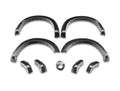 Husky Liners 2804959 Pocket Style Fender Flares for GM Fullsize Trucks, Front and Rear, Black Plastic