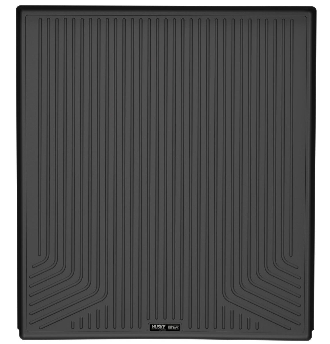 Husky Liners WeatherBeater Cargo Liner for Jeep Wagoneer 2022, Behind Second Row, Black Textured Plastic