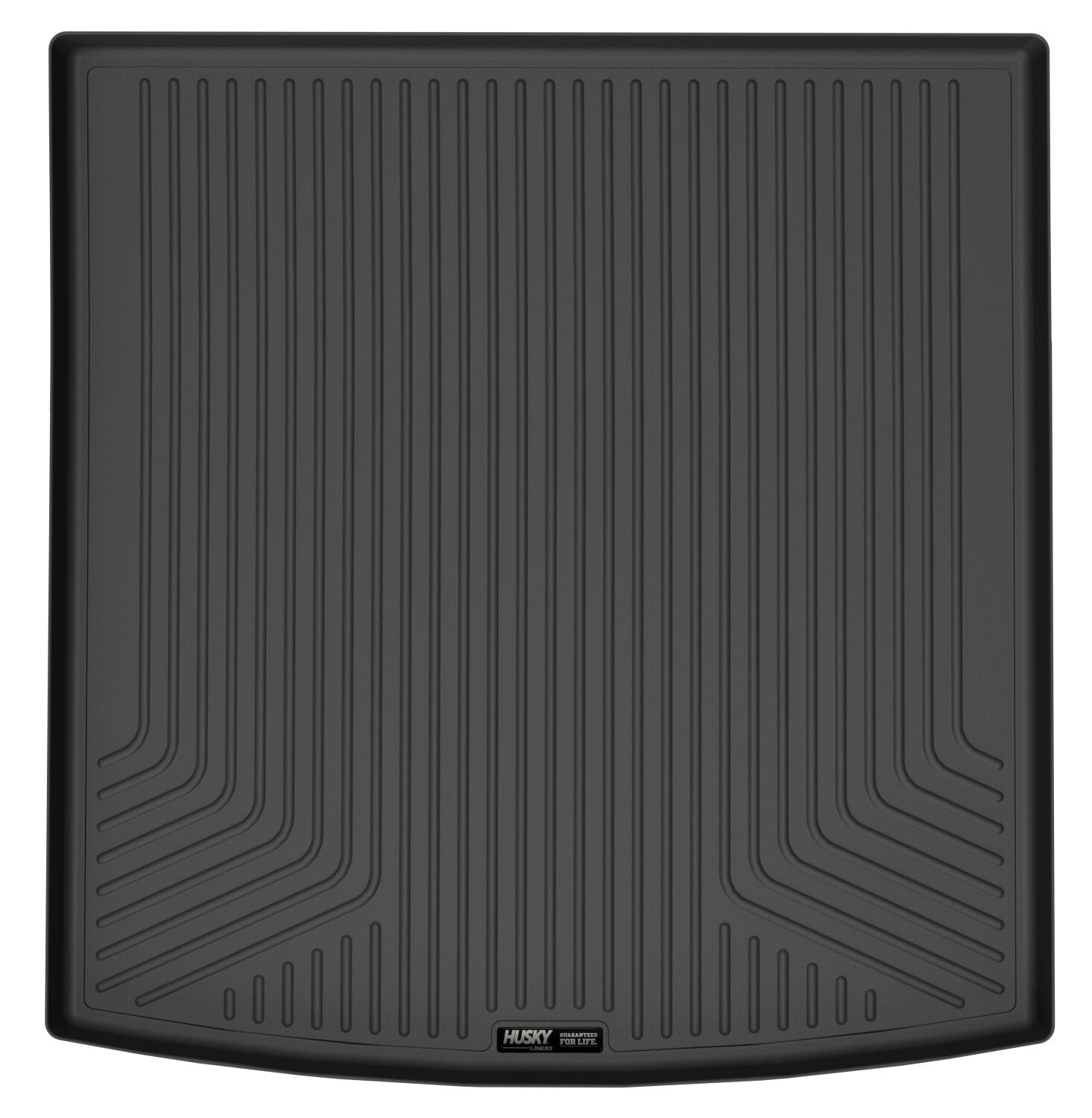 Husky Liners 28191 WeatherBeater Series Cargo Liner for Chevrolet Fullsize SUVs, Behind Second Row, Black Textured Plastic