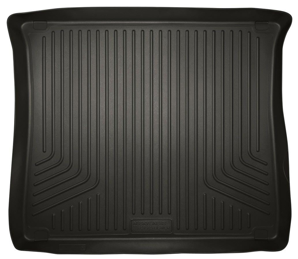 Husky Liners 28261 WeatherBeater Cargo Liner for Chevrolet Suburban 2007-2014, Behind Third Row, Black Textured Plastic