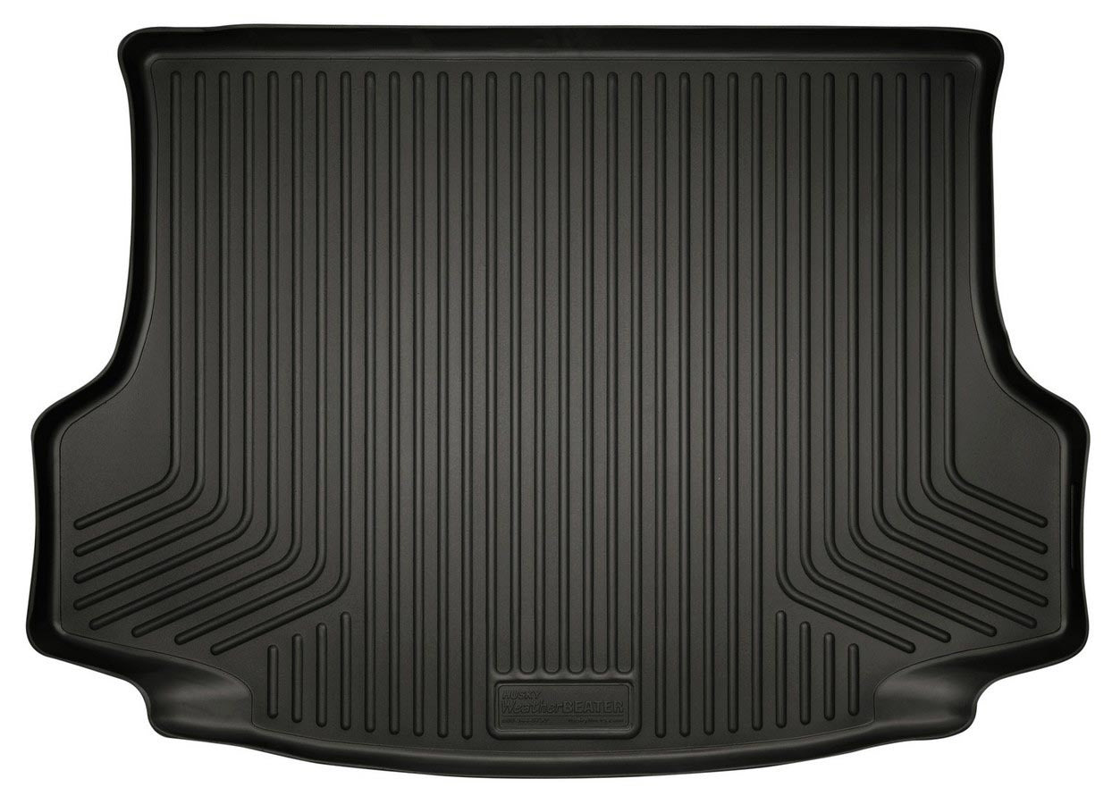 Husky Liners 28971 WeatherBeater Cargo Liner for Toyota Compact SUVs (2013-2018), Behind Second Row, Black Textured Plastic