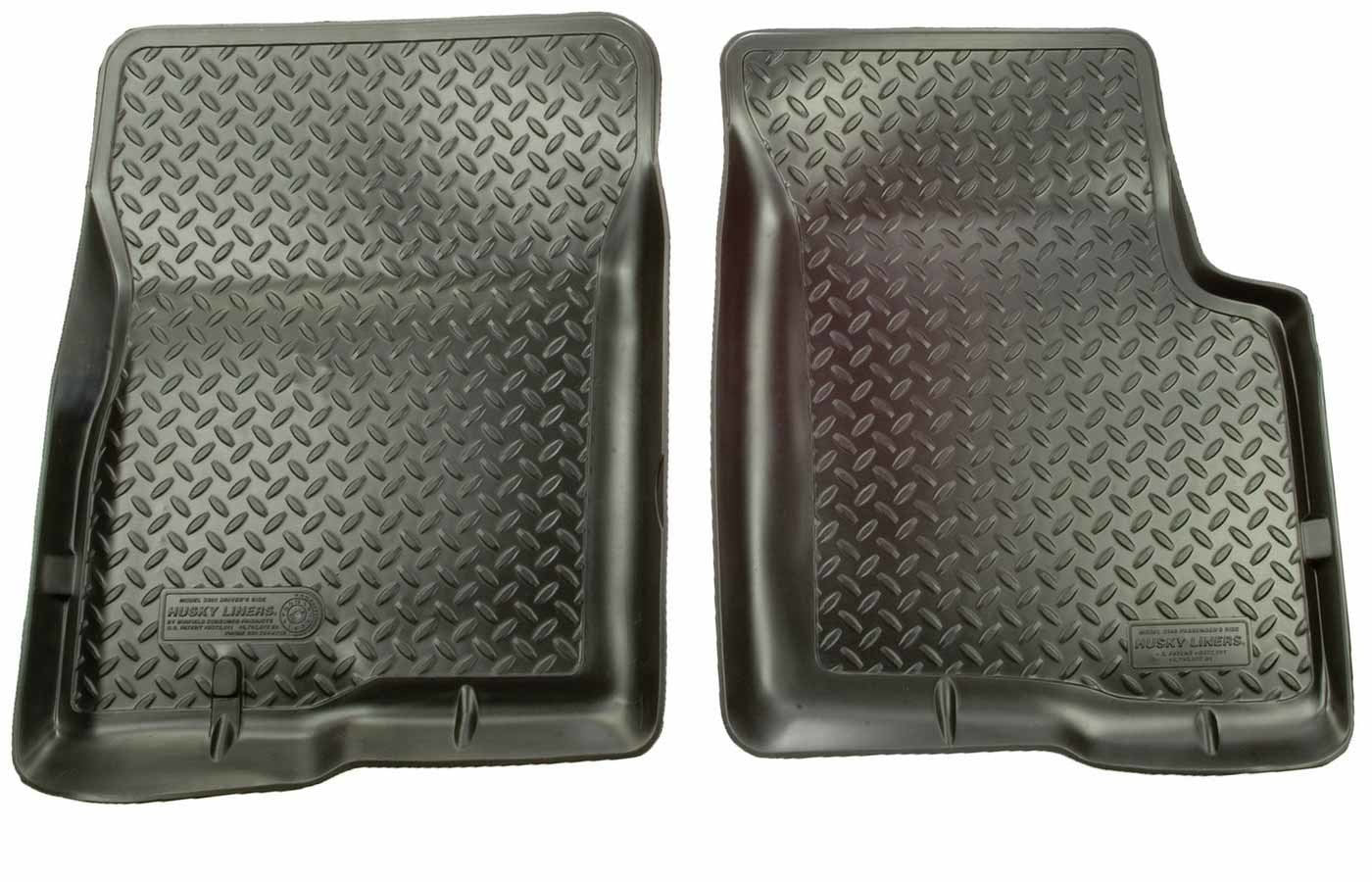 Husky Liners 30031 Front Floor Liners for Dodge Journey 2009-2014, Classic Style, Black Textured Plastic