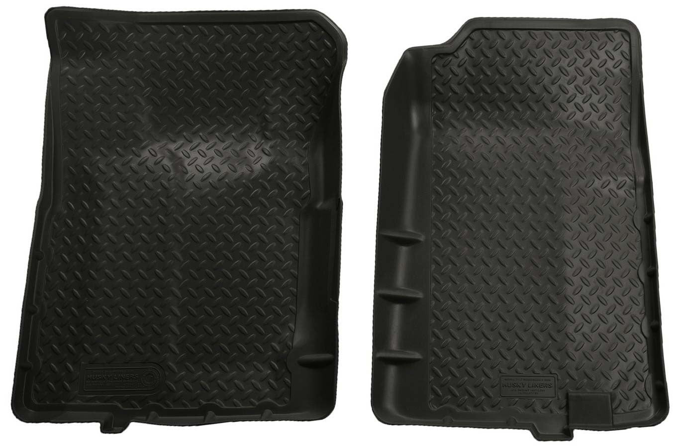 Husky Liners 31101 Front Floor Liner for Chevrolet Fullsize SUVs and Trucks, Black Textured Plastic