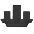 Husky Liners X-Act Contour Floor Liners for Jeep Grand Cherokee L 2021-2024, Third Row, Black Textured Plastic