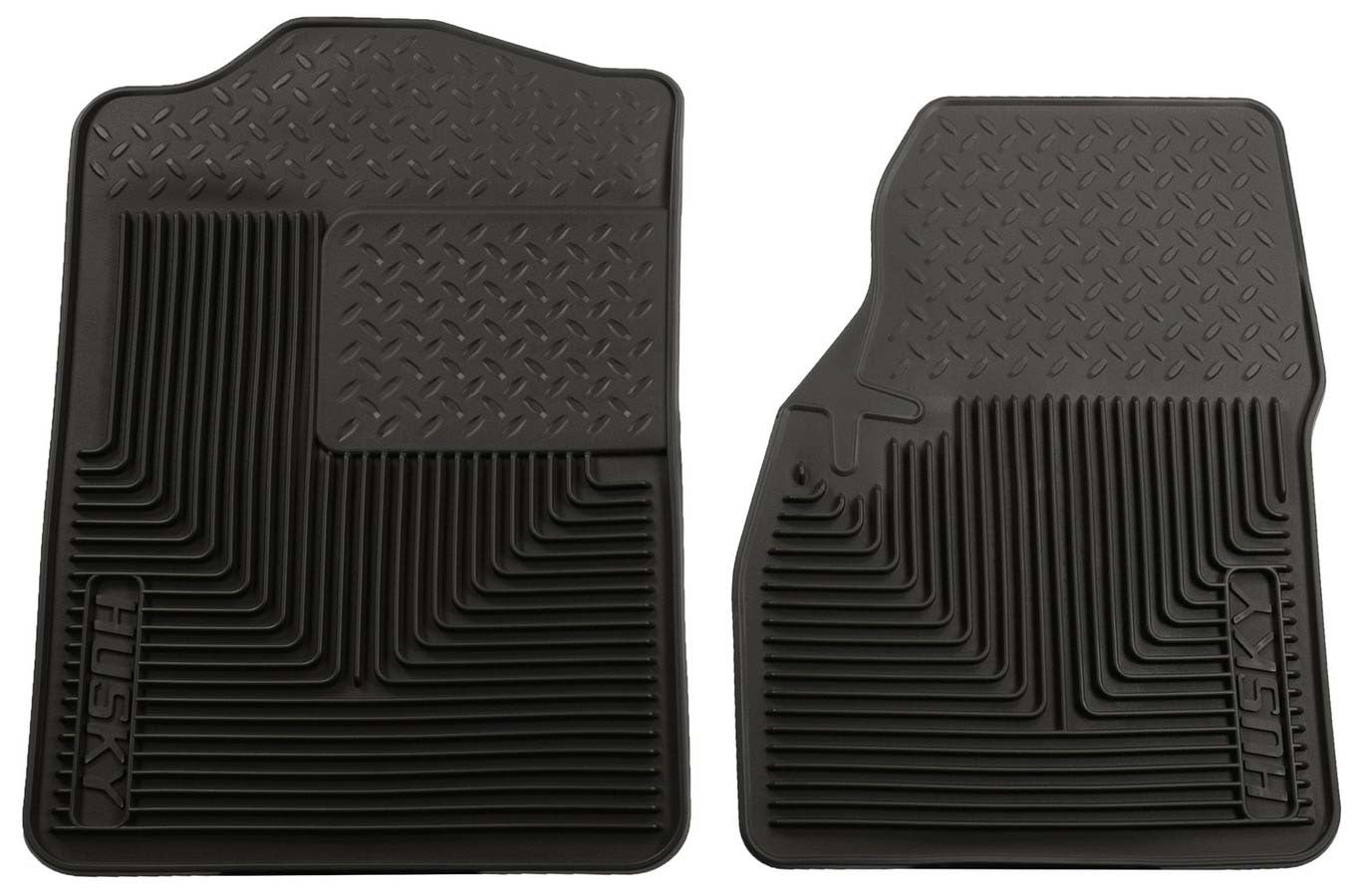 Husky Liners 51041 Heavy Duty Front Floor Mat in Black Rubber