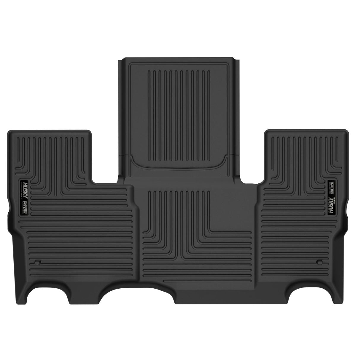 Husky Liners X-Act Contour Floor Liner for Third Row Jeep Wagoneer 2022 Black Textured Plastic