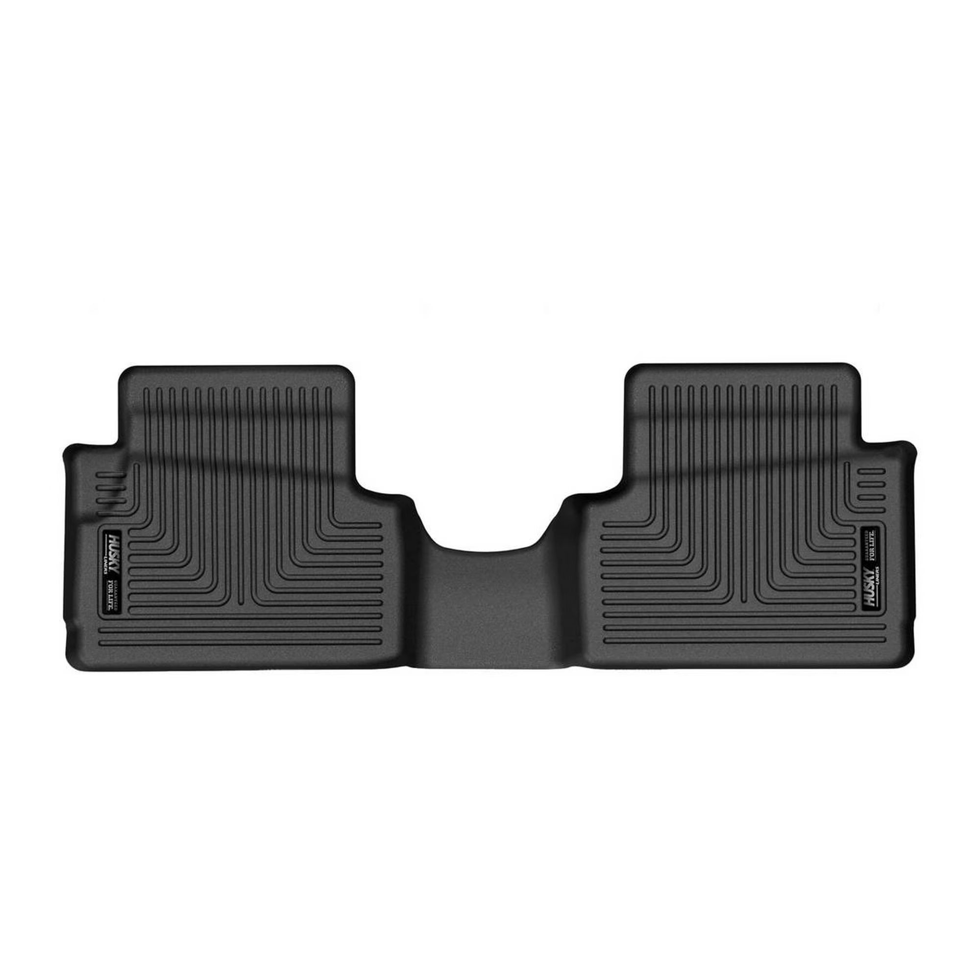 Husky Liners X-Act Contour Floor Liners for 2022-2023 Ford Compact Trucks, 2nd Row, Black Textured Plastic