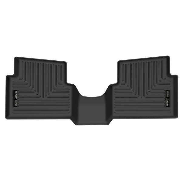 Husky Liners Ford X-Act Contour Floor Liners for Second Row, Black Textured Plastic