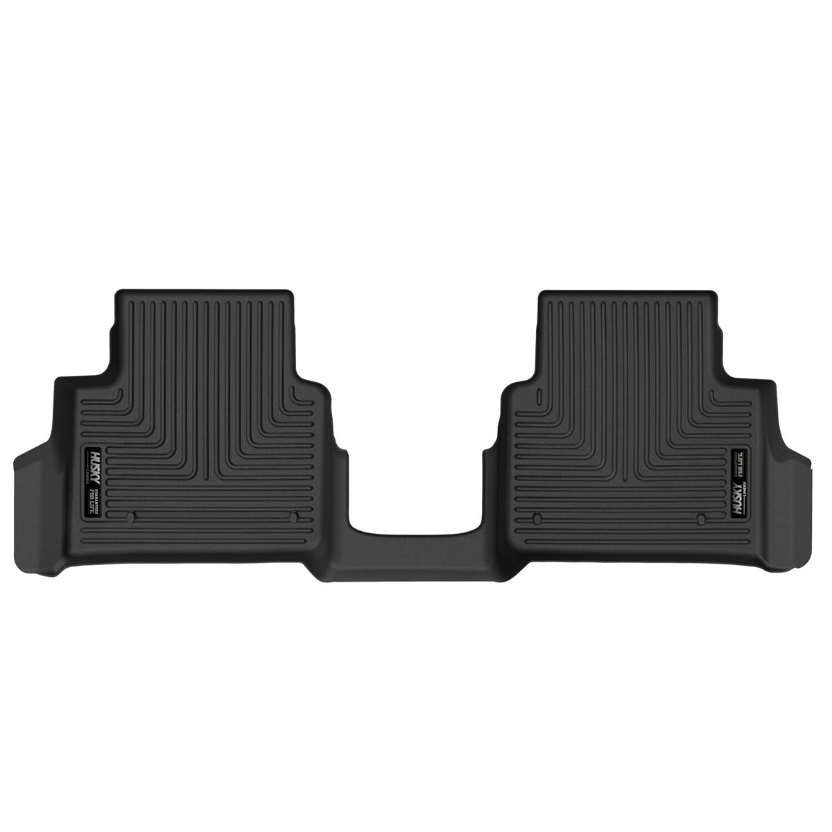 Husky Liners HSK51781 X-ACT Contour Floor Liners for Second Row, Black Textured Plastic Fit Jeep Grand Cherokee L 2021-2024