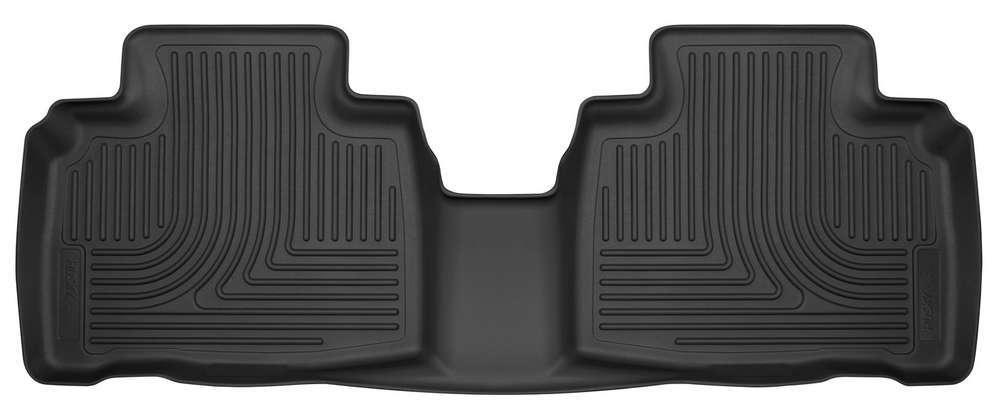 Husky Liners Ford X-Act Contour Rear Floor Liners for Midsize SUVs, Black Textured Plastic