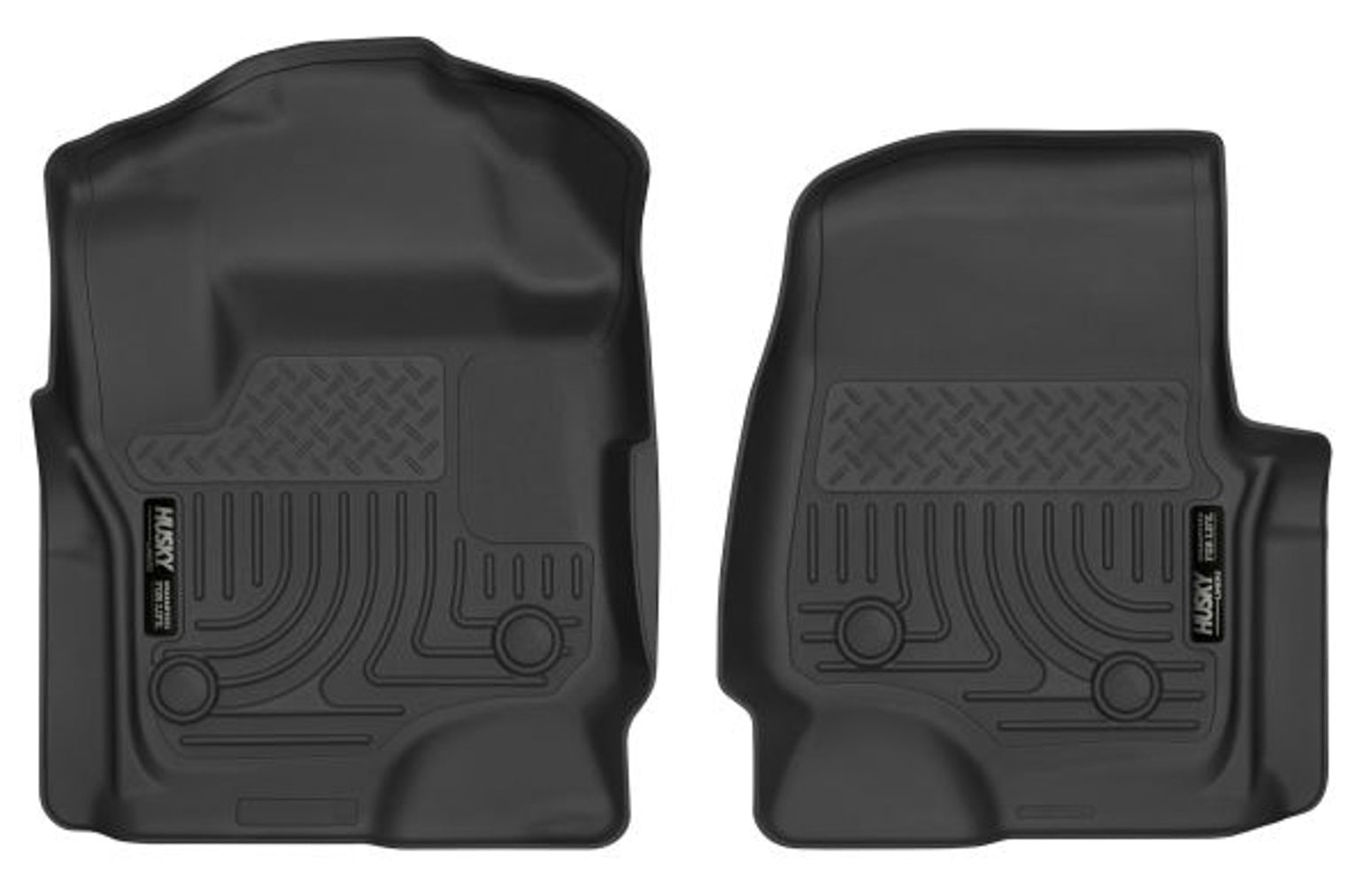 Husky Liners 52731 X-ACT Contour Front Floor Liners for Ford Super Duty Crew Cab 2017-2024