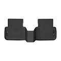 Husky Liners 53081 X-ACT Contour Floor Liners for Honda Civic 2022, Second Row, Black Textured Plastic