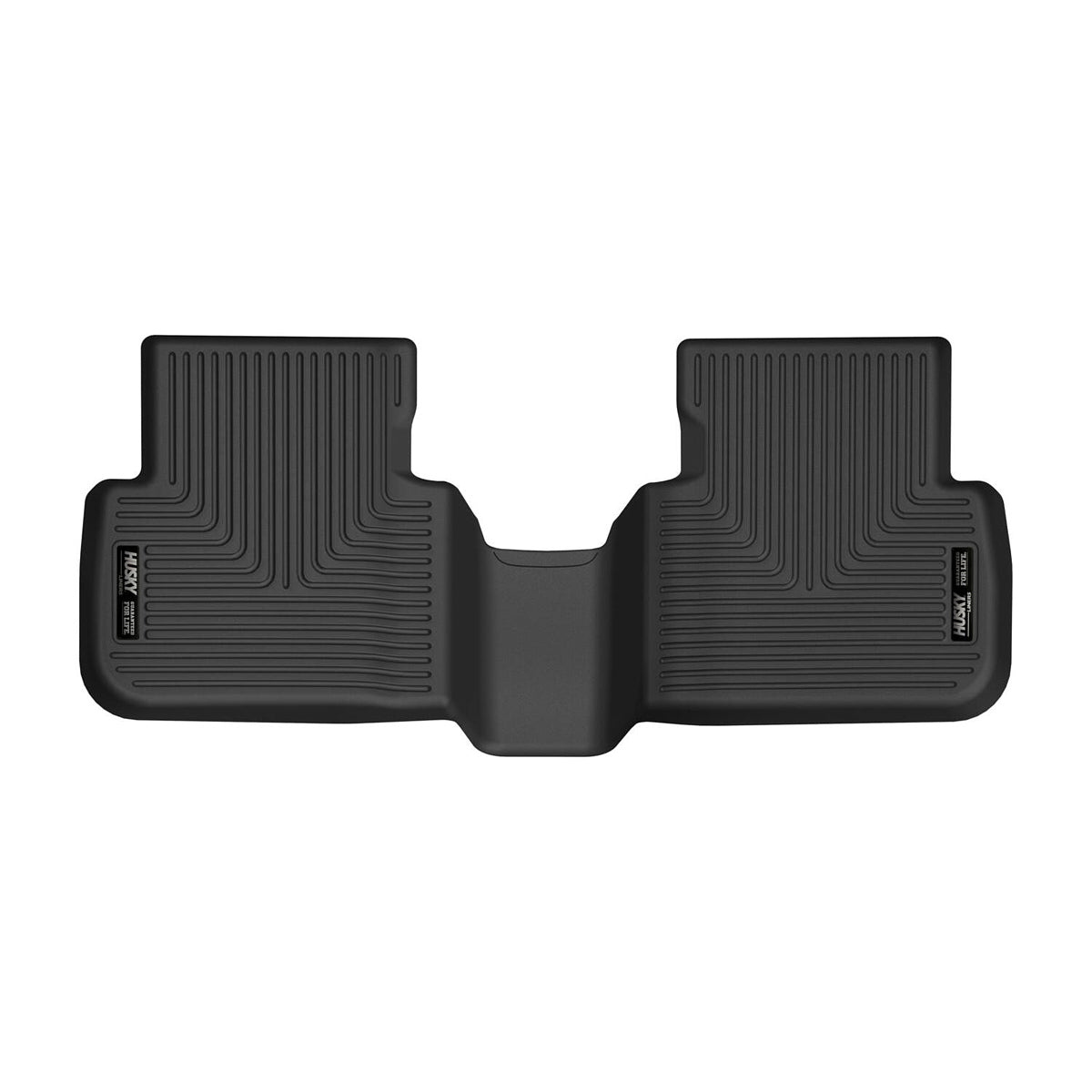 Husky Liners 53081 X-ACT Contour Floor Liners for Honda Civic 2022, Second Row, Black Textured Plastic