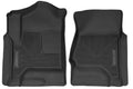 Husky Liners GM X-Act Contour Front Floor Liners for Crew Cab Fullsize Trucks, Black