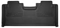 Husky Liners Ford X-Act Contour Floor Liners for Second Row, Black, Plastic, Textured Finish, Super Cab, 2017 Fullsize Truck