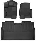 Husky Liners HSK53498 X-ACT Contour Front and Second Row Floor Liners for Ford Fullsize Trucks 2015-2024