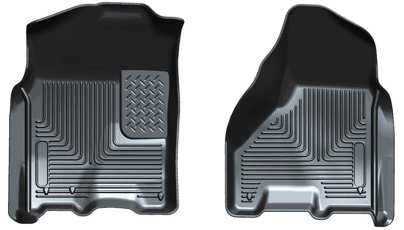 Husky Liners 53511 X-Act Contour Front Floor Liners for Dodge Ram Crew and Mega Cab 2009-2015