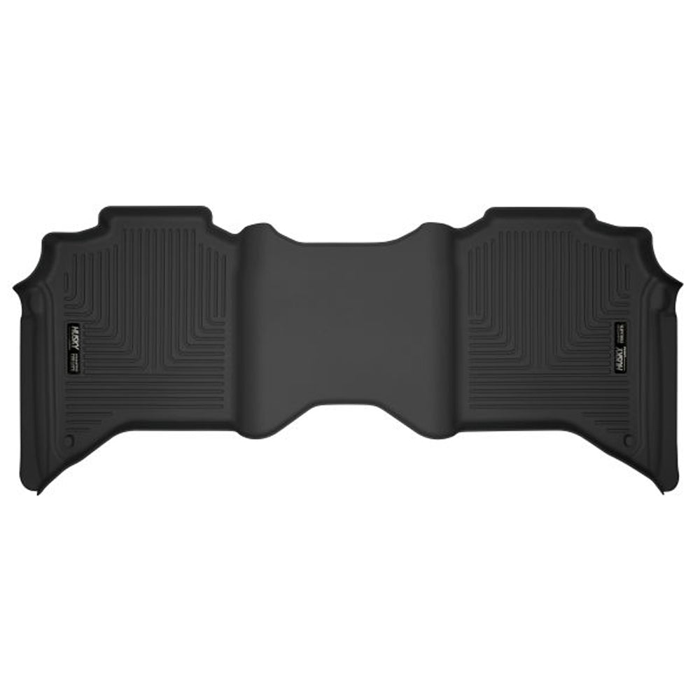 Husky Liners HSK53631 2nd Seat Floor Liner for Ram 2500 and 3500 Crew Cab 2019-2024, X-ACT Contour, Black Textured Plastic