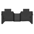 Husky Liners X-Act Contour Floor Liners for Toyota CrewMax 2022, Second Row, Black Textured Plastic