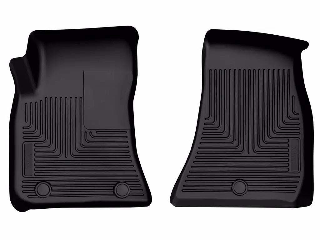 Husky Liners Part 54161 X-Act Contour Front Floor Liners for Dodge Challenger 2016-2023, Black Textured Plastic