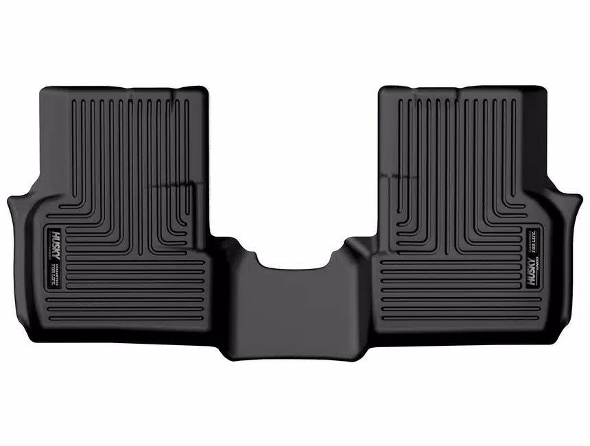 Husky Liners X-Act Contour Floor Liners for Dodge Hornet 2023-2024, Second Row, Black Textured Plastic