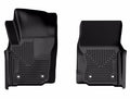Husky Liners X-Act Contour Floor Liners for Toyota Midsize Trucks, Front, Black Plastic, Double Cab
