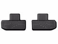 Husky Liners X-Act Contour Floor Liners for Dodge Challenger 2016-2023, 2nd Row, Black Textured Plastic