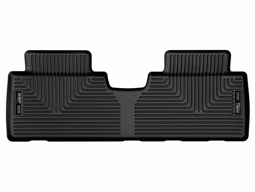 Husky Liners HSK54621 X-Act Contour Floor Liners for Second Row, Black Textured Plastic Fit GM Midsize Crossover 2018-2024