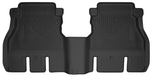 Husky Liners HSK54631 X-ACT Contour Rear Floor Liners for Jeep Wrangler JL 2018 4-Door Black Textured Plastic
