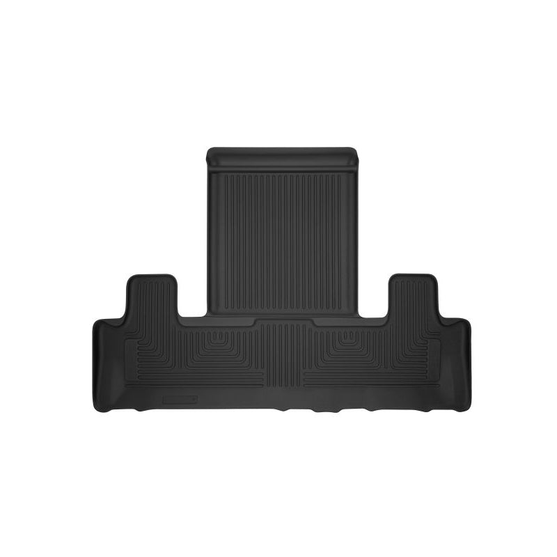 Husky Liners Ford X-Act Contour Floor Liners for Third Row, Black Textured Plastic Fit 2018-2019 Fullsize SUVs