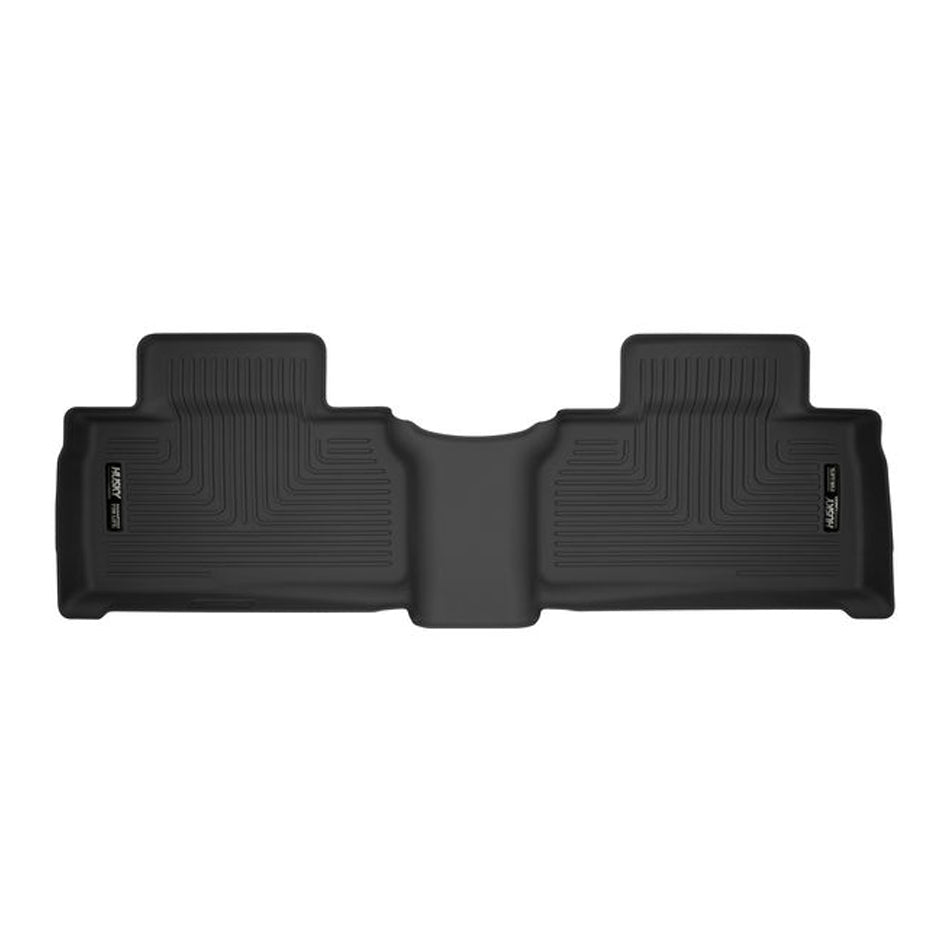 Husky Liners Ford X-Act Contour Floor Liners for Second Row, Black Textured Plastic