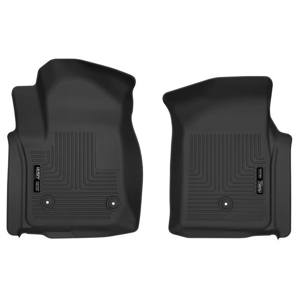 Husky Liners HSK54981 Front Floor Liner for GM Fullsize Trucks, 2019-2024, Textured Black Plastic