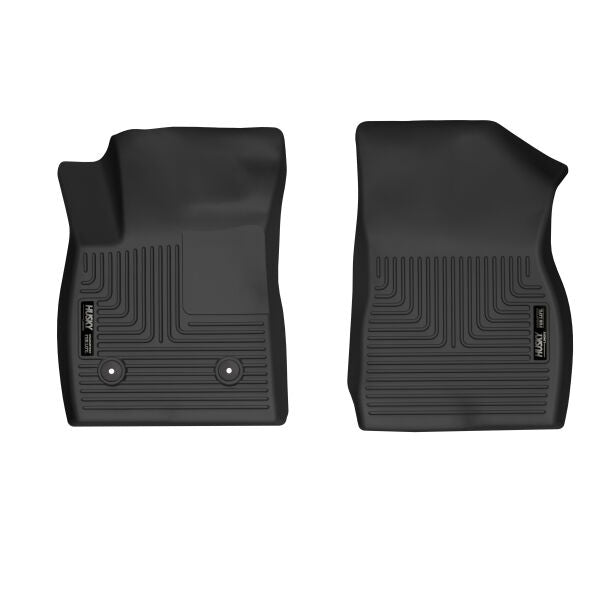 Husky Liners HSK55601 X-Act Contour Series Front Floor Liners for GM Compact 2020-2024, Black Textured Plastic