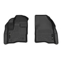 Husky Liners X-Act Contour Series Front Floor Liners for Ford Midsize Cars (2009-2019), Black Textured Plastic