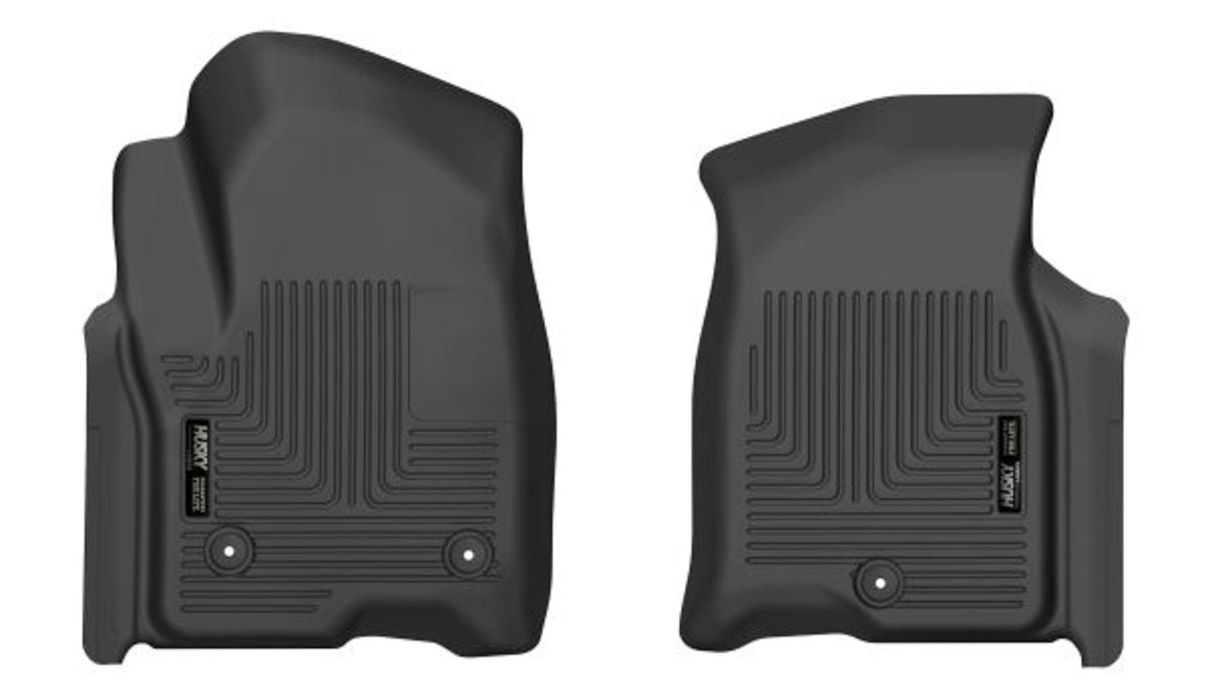 Husky Liners HSK55861 X-ACT Contour Front Floor Liners for GM Fullsize SUVs, Black Textured Plastic