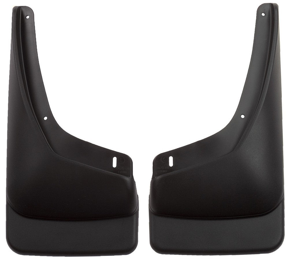 Husky Liners 56251 Front Mud Flaps for GM SUVs and Trucks, Black Textured Plastic