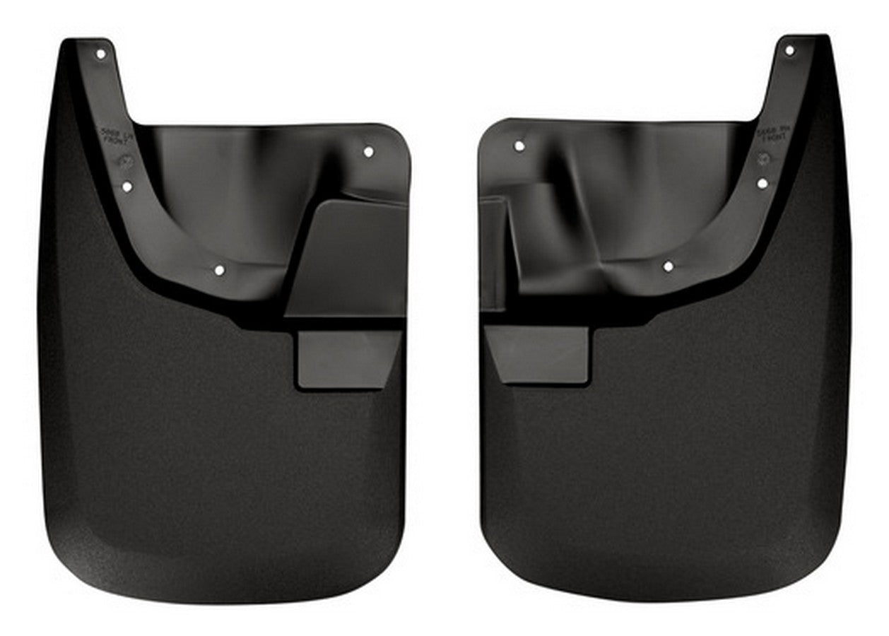 Husky Liners Part Number 56681 Front Mud Flaps for Ford F-250 2011-2014, Plastic Black Textured
