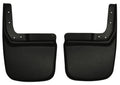 Husky Liners 57141 Rear Mud Flaps for Jeep Wrangler JK 2007-2015, Plastic, Black Textured Finish