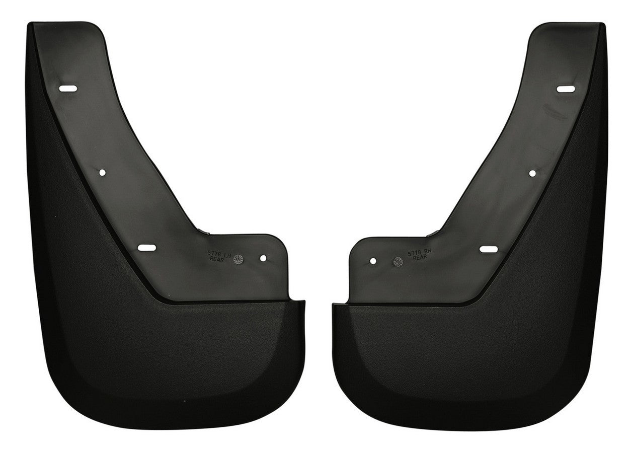 Husky Liners 57781 Rear Mud Flaps for GM Fullsize SUVs, Plastic Black Textured, Pair
