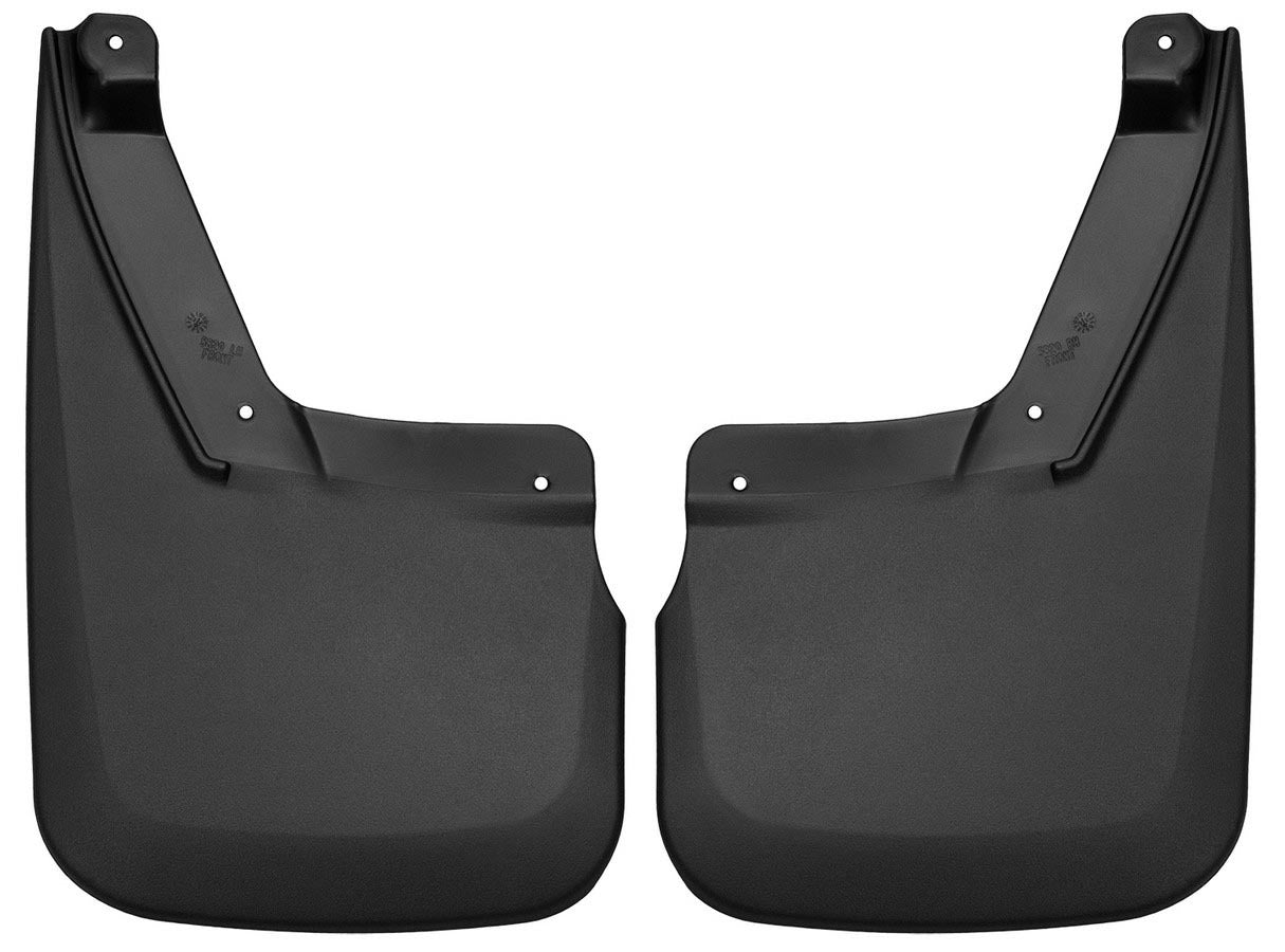 Husky Liners 58201 Front Mud Flaps for GM Suburban 2015, Plastic, Black Textured Finish