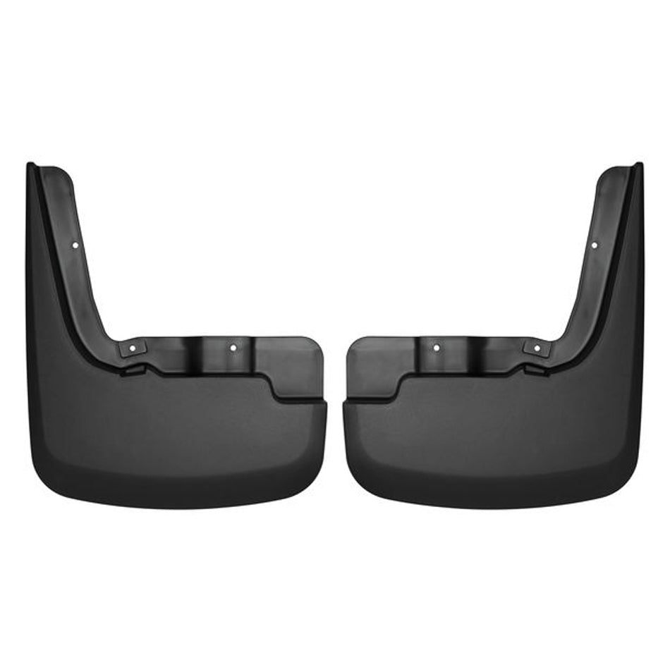 Husky Liners 58261 Front Mud Flaps for GM Fullsize Trucks, 2019 Model, Black Textured Plastic Pair