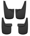Husky Liners 58326 Mud Flaps for GM Midsize Truck, Front and Rear, Black Textured Plastic