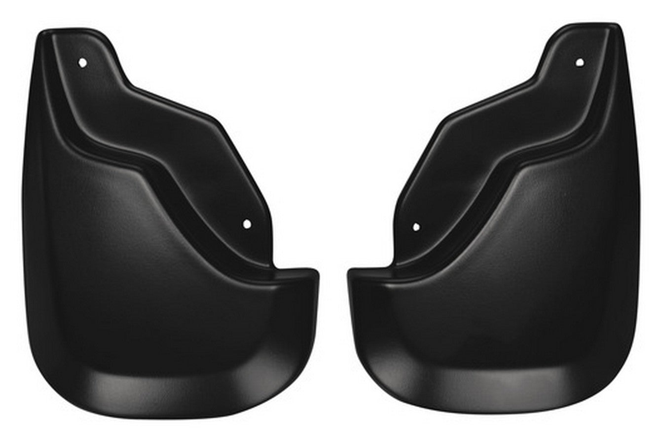 Husky Liners Part 58411 Front Mud Flaps for Ford Edge 2007-2015, Plastic Black Textured Finish