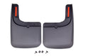 Husky Liners 58471 Front Mud Flaps for Ford F-250 with OE Flares, Black Textured Plastic