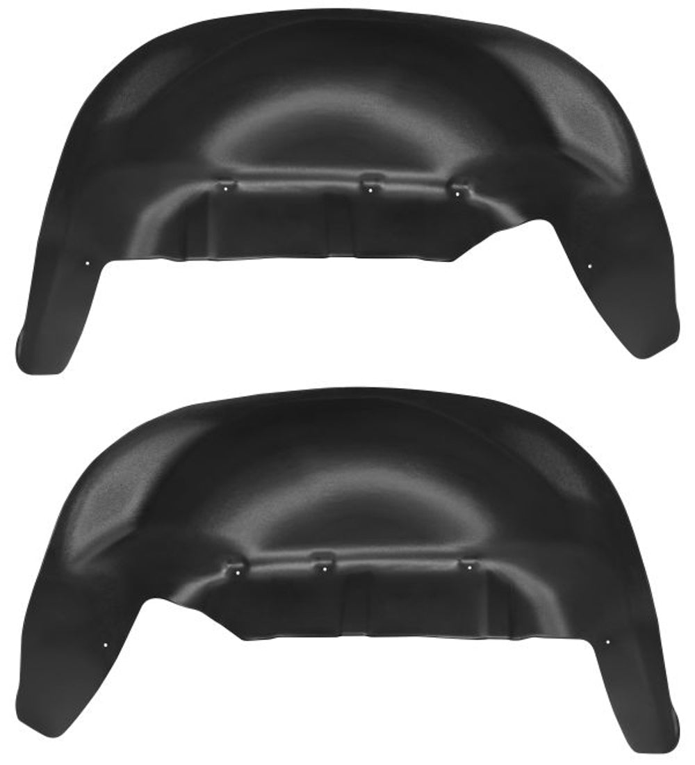 Husky Liners 79061 Rear Wheel Well Guards for GM Fullsize Trucks, Black Plastic Pair