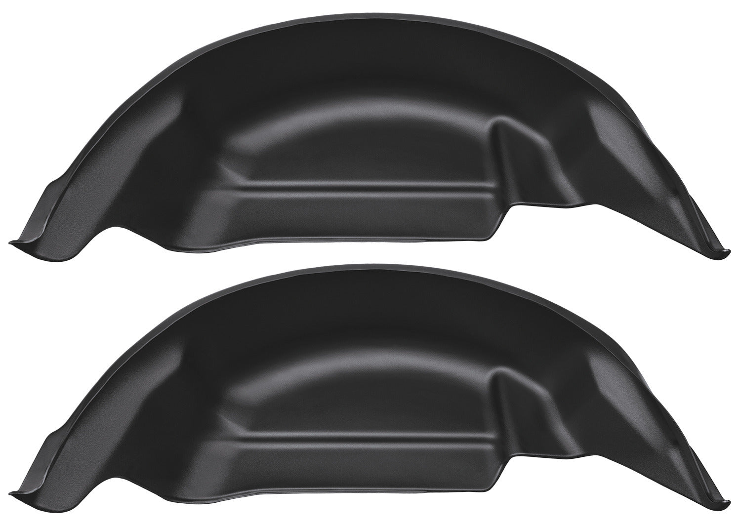 Husky Liners 79121 Rear Wheel Well Guards for Ford Fullsize Trucks 2015-2018, Black Plastic Pair