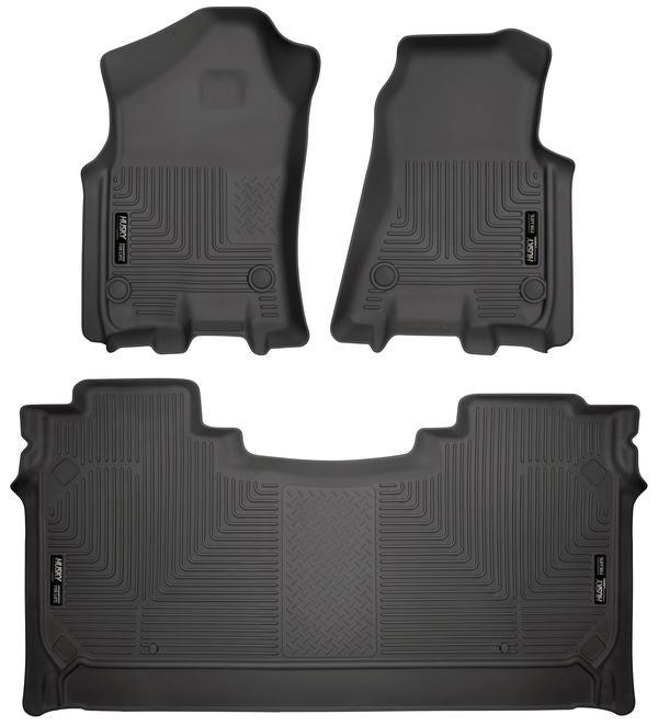 Husky Liners 94001 WeatherBeater Front and Second Row Floor Liners for Ram Fullsize Trucks
